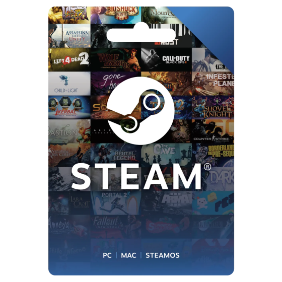 Steam Wallet Card $50